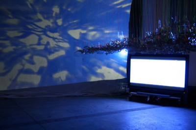 netzwerke video blau